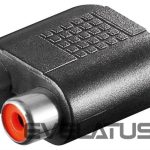 Kitas kompiuterio priedas Goobay  RCA adapter AUX jack 3.5 mm male to 2 stereo female 11604 