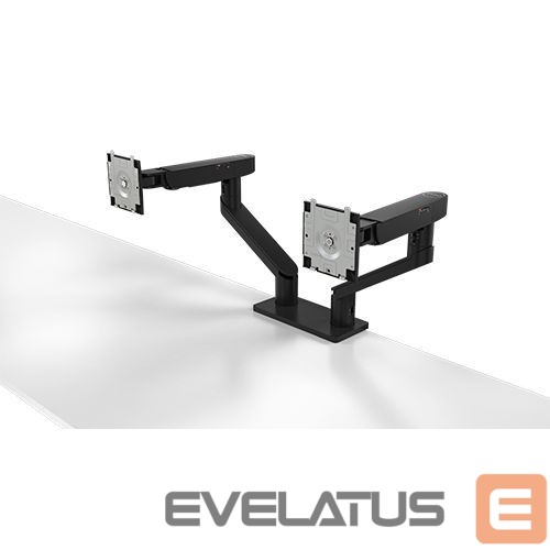 Televizoriaus laikiklis Dell Dual Monitor Arm Desk Mount, MDA20, 19-27 ", Maximum weight (capacity) 10 kg, Black