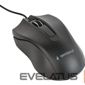Kompiuterio pelė Gembird  Optical Mouse MUS-3B-01 USB, Black 