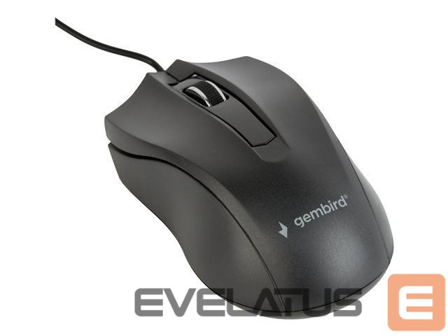 Kompiuterio pelė Gembird Optical Mouse MUS-3B-01 USB, Black