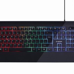 Kompiuterio klaviatūra Gembird  Multimedia Keyboard KB-UML-03	 Wired, US, Black 