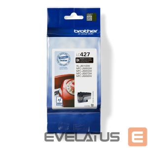 Eksploatacinės medžiagos spausdintuvams Brother  LC427BK Ink Cartridge, Black 