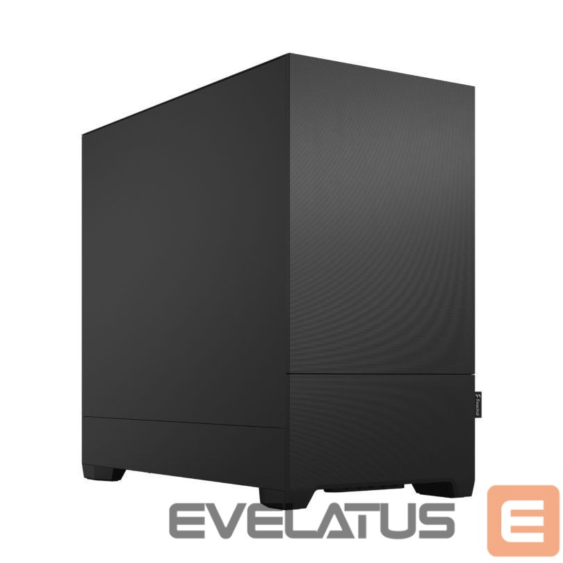 Kompiuterio dėžė Fractal Design Pop Mini Silent Black Solid, mATX, Mini ITX, Power supply included No
