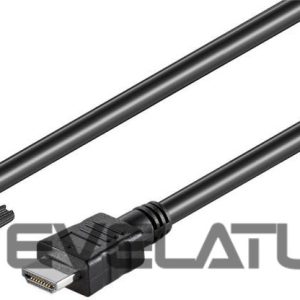 Monitoriaus priedas Goobay  DVI-D/HDMI cable, nickel plated  50580 Black, 2 m 