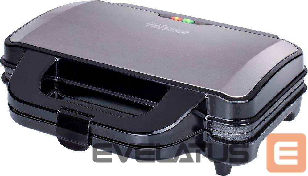 Skrudintuvas Tristar Sandwich Maker SA-3060 900 W, Number of plates 1, Number of pastry 2, Stainless Steel