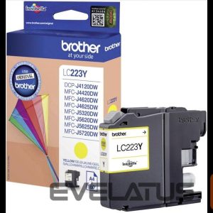 Eksploatacinės medžiagos spausdintuvams Brother  LC-223Y Ink Cartridge, Yellow 