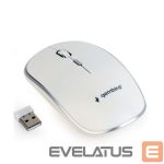 Kompiuterio pelė Gembird  MUSW-4B-01-W Standard, No, White, No, Wireless connection 