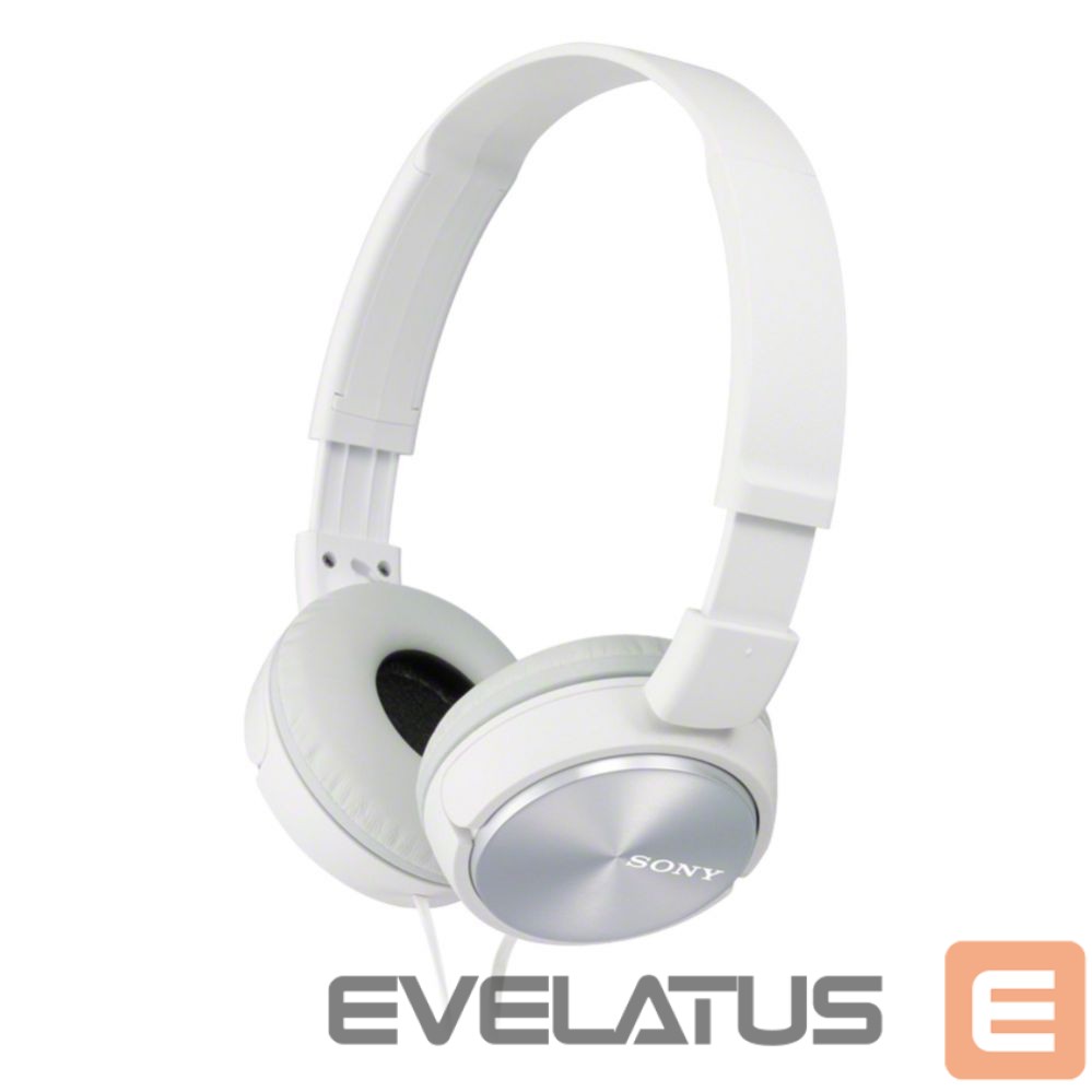 Belaidės ausinės Sony Foldable Headphones MDR-ZX310 Headband/On-Ear, White