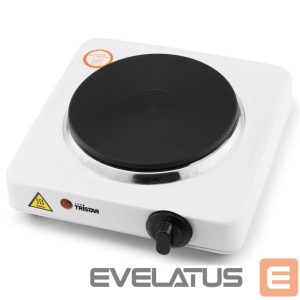 Elektrinė orkaitė Tristar  Free standing table hob KP-6185 Number of burners/cooking zones 1, Rotary, Black, White, Hot plate, Electric 