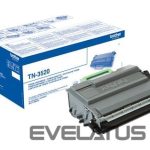 Eksploatacinės medžiagos spausdintuvams Brother  TN-3520 Toner Cartridge, Black 