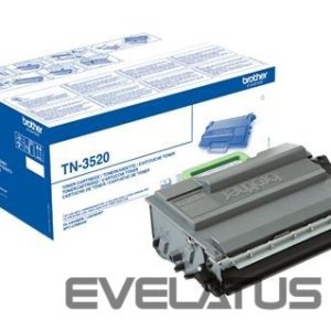 Eksploatacinės medžiagos spausdintuvams Brother  TN-3520 Toner Cartridge, Black 