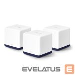 Maršrutizatoriai MERCUSYS  AC1900 Whole Home Mesh Wi-Fi System Halo H50G (3-Pack) 802.11ac, 1300+600 Mbit/s, Ethernet LAN (RJ-45) ports 3, Mesh Support Yes, MU-MiMO Yes, White 