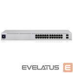 Serveris – kiti priedai UBIQUITI  Šakotuvas  Networks  USW-Pro-24-POE 24-port + 2xSFP+ 10 Gigabit Switch 16x PoE+ 8x POE++ 