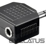 Kitas kompiuterio priedas Goobay  Headphone AUX adapter; 3.5 mm jack 1-to-2 