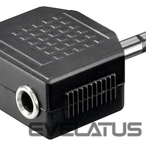 Kitas kompiuterio priedas Goobay  Headphone AUX adapter; 3.5 mm jack 1-to-2 