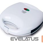 Skrudintuvas Adler  Sandwich maker AD 301 750  W, Number of plates 1, Number of pastry 2, White 