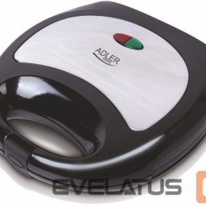 Skrudintuvas Adler  Sandwich maker AD 3015 750  W, Number of plates 1, Number of pastry 2, Black 