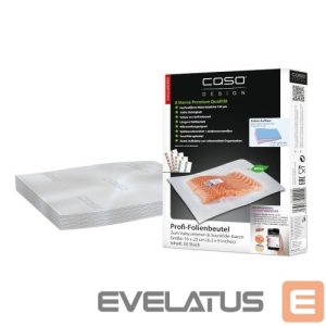 Filtrai ir priedai Caso  Foil bags 01201 50 units, Dimensions (W x L) 16 x 23 cm, Ribbed 
