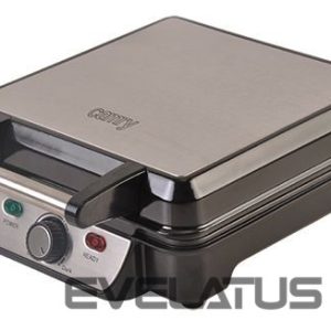 Skrudintuvas Camry  Waffle maker CR 3025 1150 W, Number of pastry 4, Belgium, Black/Stainless steel 