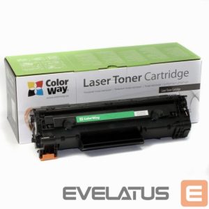 Eksploatacinės medžiagos spausdintuvams ColorWay  Toner Cartridge, Black, Canon: 728/726, HP CE278A 