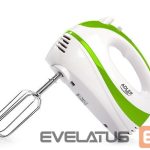 Maišytuvai ir maišytuvai Adler  Mixer AD 4205 g Hand Mixer, 300 W, Number of speeds 5, Turbo mode, White/Green 