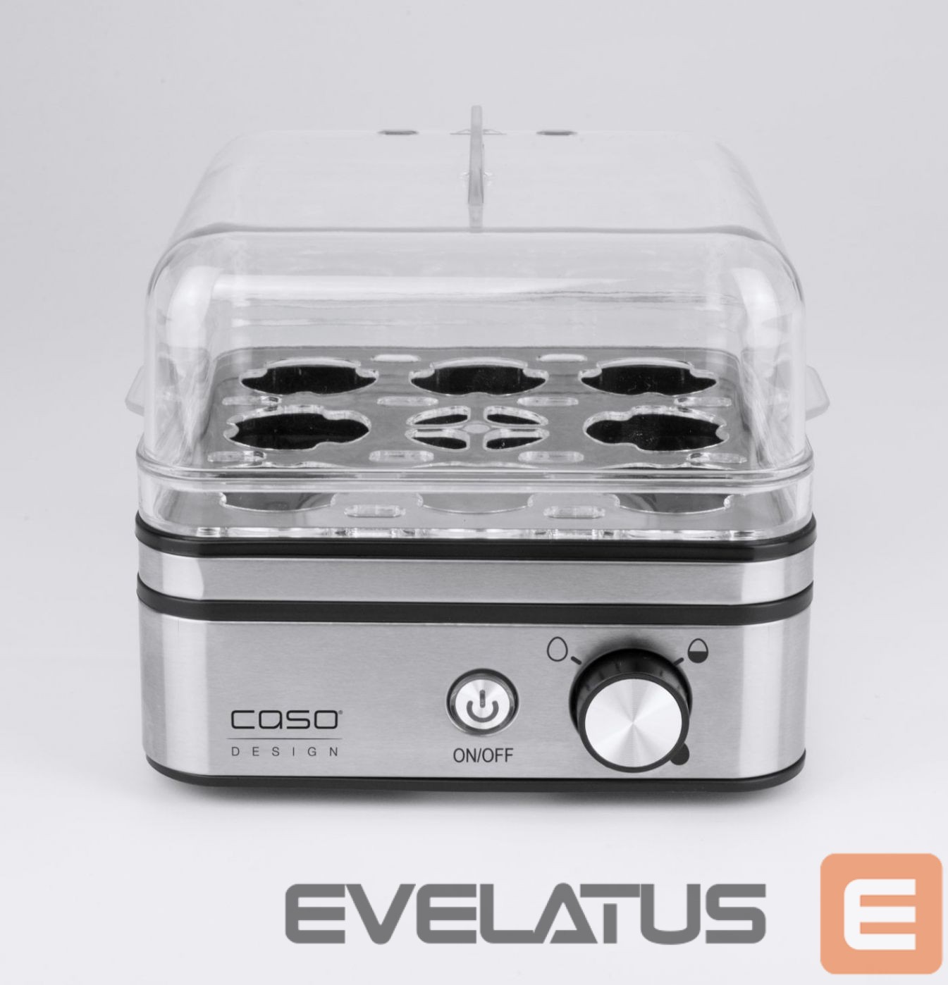 Kiaušinių viryklė Caso Egg cooker E9 Stainless steel, 400 W, Functions 13 cooking levels