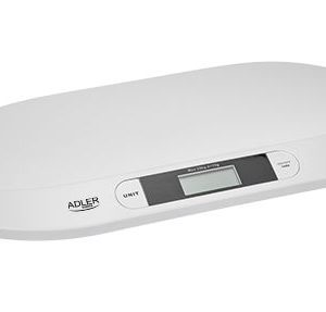 Svarstyklės Adler  AD 8139 Child Scale AD 8139 Maximum weight (capacity) 20 kg, Accuracy 10 g, White 