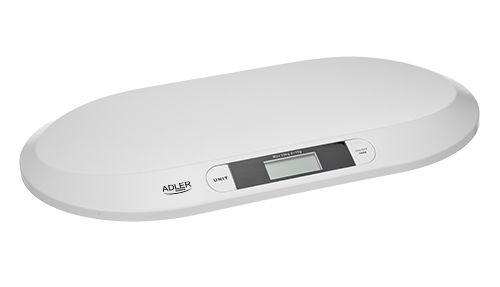 Svarstyklės Adler AD 8139 Child Scale AD 8139 Maximum weight (capacity) 20 kg, Accuracy 10 g, White
