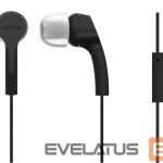 Belaidės ausinės Koss  Headphones KEB9iK Wired, In-ear, Microphone, 3.5 mm, Black 
