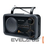 Interaktyvus sprendimas Muse  2-bands portable radio M-06DS Grey, AUX in 