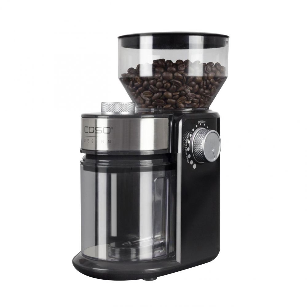 Kavos aparatas Caso Coffee grinder Barista Crema Black, 150 W, 240 g, Number of cups 12 pc(s)