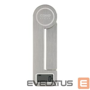 Virtuvinės svarstyklės Caso  Scales KitchenEcostyle Batteryless usage, Graduation 1 g, Maximum weight (capacity) 5 kg, Display type LCD, Stainless steel 