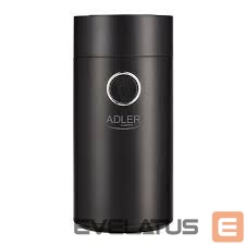 Kavos aparatas Adler  Coffee grinder AD4446bs  150 W, Coffee beans capacity 75 g, Lid safety switch, Black 