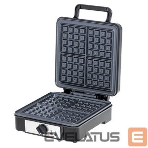 Skrudintuvas Adler  Waffle Maker AD 3049 1200 W, Number of pastry 4, Belgium, Black 
