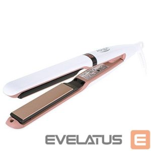 Plauku tiesintuvas Adler  Hair Straightener AD 2321 Warranty 24 month(s), Ceramic heating system, Display LCD, Temperature (min) 140 °C, Temperature (max) 220 °C, 45 W, Pearl White 