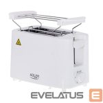 Skrudintuvas Adler  Toaster AD 3223	 Power 750 W, Number of slots 2, Housing material Plastic, White 