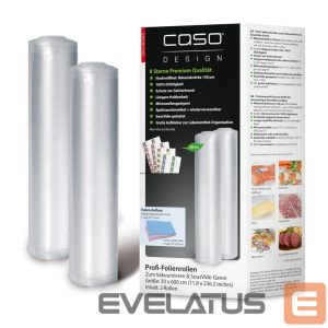 Filtrai ir priedai Caso  Foil rolls 01222 2 units, Dimensions (W x L) 30 x 600 cm, Ribbed 
