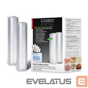 Filtrai ir priedai Caso  Foil rolls 01221 2 units, Dimensions (W x L) 20 x 600 cm, Ribbed 