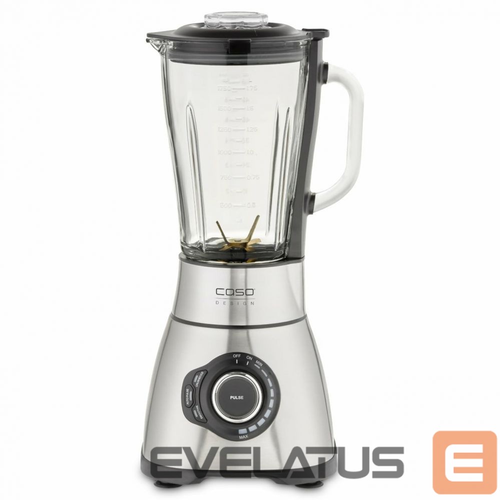 Maišytuvai ir maišytuvai Caso Blender B1800 Tabletop, 1800 W, Jar material Glass, Jar capacity 1.75 L, Ice crushing, Mini chopper, Stainless steel