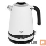 Virdulys Adler  Kettle AD 1295w	 Electric, 2200 W, 1.7 L, Stainless steel, 360° rotational base, White 