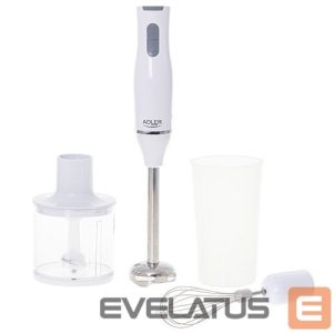 Maišytuvai ir maišytuvai Adler  Hand blender set AD 4620 Hand Blender, 800 W, Number of speeds 2, Chopper, White 