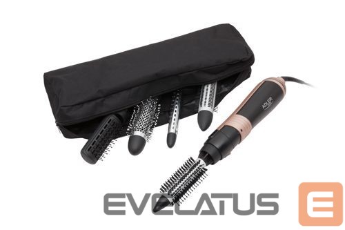 Plaukų džiovintuvo šepetėlis Adler Hair Styler AD 2022 Temperature (max) 80 °C, Number of heating levels 3, 1200 W, Black