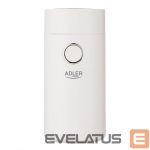 Kavos aparatas Adler  Coffee Mill AD 4446ws 150 W, Coffee beans capacity 75 g, White 