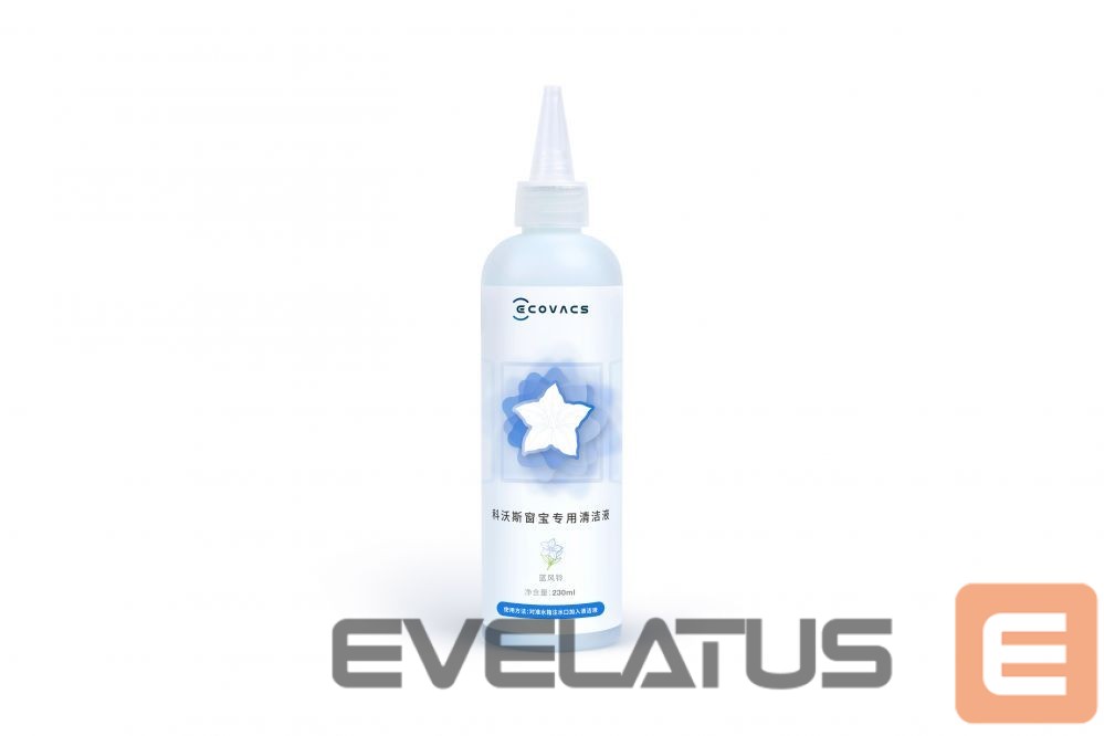 Dulkių siurblio priedas Ecovacs Cleaning Solution (230 ml) W-SO01-0004 For WINBOT W7, W8, W9, X, W1 PRO Families