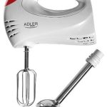 Maišytuvai ir maišytuvai Adler  Mixer AD 4212 Hand Mixer, 300 W, Number of speeds 5, Turbo mode, White 