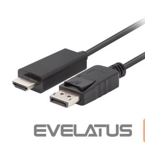 Monitoriaus priedas Lanberg  DisplayPort to HDMI Cable 	CA-DPHD-11CC-0030-BK 5 m 