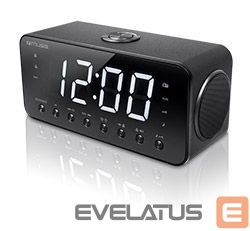 Interaktyvus sprendimas Muse  Clock radio  M-192CR Black, Display : 1.8 inch white LED with dimmer 