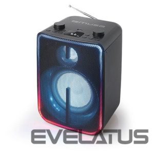 Kompiuterinės kolonėlės Muse  Bluetooth Party Box Speaker with Battery M-1802DJ 60 W, Wireless connection, Black, Bluetooth 