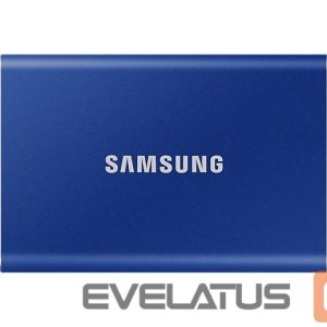 USB atmintinė Samsung  Portable SSD T7 2000 GB, USB 3.2, Blue 