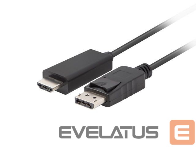 Monitoriaus priedas Lanberg DisplayPort to HDMI Cable CA-DPHD-11CC-0018-BK 1.8 m